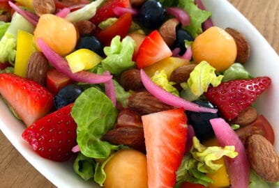 Farverig salat